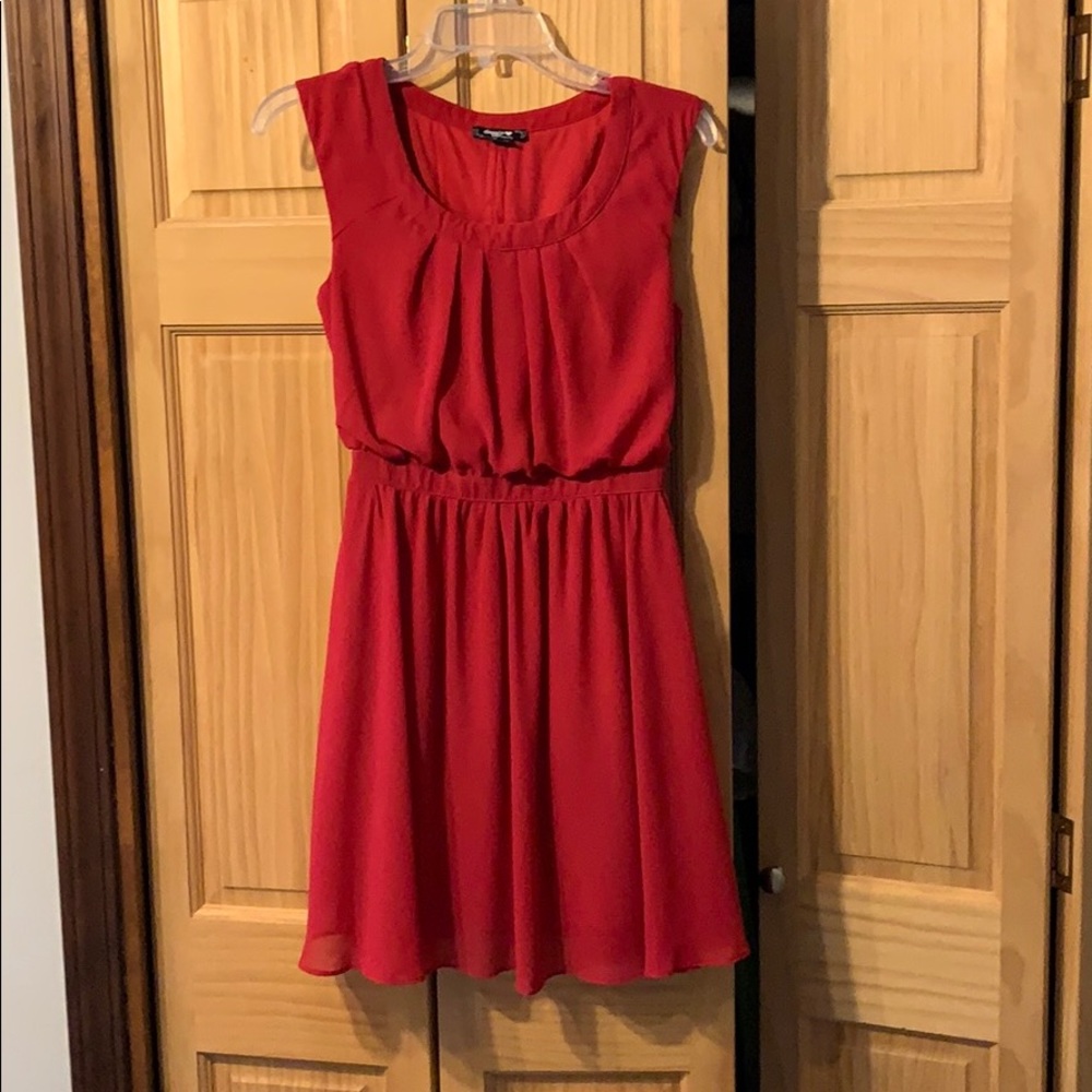 Sequin Hearts Cherry Red Dress
